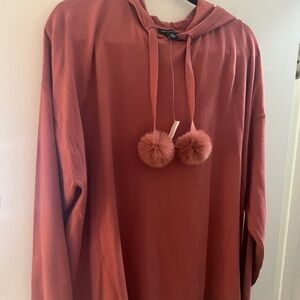 NWT - SAKS FIFTH AVE BLUSH POM POM SWEATER
